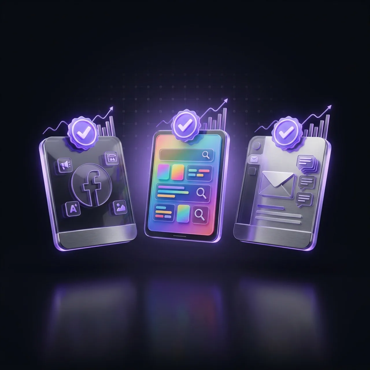 Premium verified ad-account dashboards